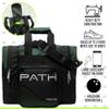 Pyramid Path Pro Deluxe Single Tote - Black/Hunter Green view 2