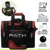 Pyramid Path Pro Deluxe Single Tote - Black/Burgundy view 2