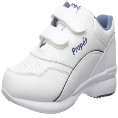 Propet Womens Tour Walker Strap Walking Walking Sneakers Shoes - White - Size 10.5 4E_W