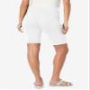 Roaman's Women's Plus Size Everyday Essential Stretch Bike Shorts - 4X, White view 2