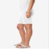 Roaman's Women's Plus Size Everyday Essential Stretch Bike Shorts - 4X, White view 3