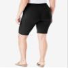 Roaman's Women's Plus Size Everyday Essential Stretch Bike Shorts - 5X, Navy view 2