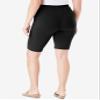 Roaman's Women's Plus Size Everyday Essential Stretch Bike Shorts - 4X, Navy view 2