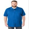KingSize Men's Big & Tall Shrink-Less Classic Cotton Polo Shirt - L, Royal Blue view 1