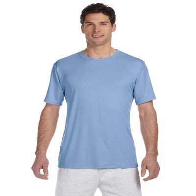 Hanes Adult Cool Dri Performance Tee (Light Blue) (M) - 3 Pack
