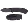 KA-BAR Dozier Hunter Pocket Knife 3" Drop Point CPM S35VN Black Blade Zytel Handle Black view 3