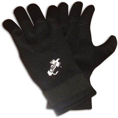 Caddis Black Neoprene Waterproof Wading/Fishing Gloves, X-Large