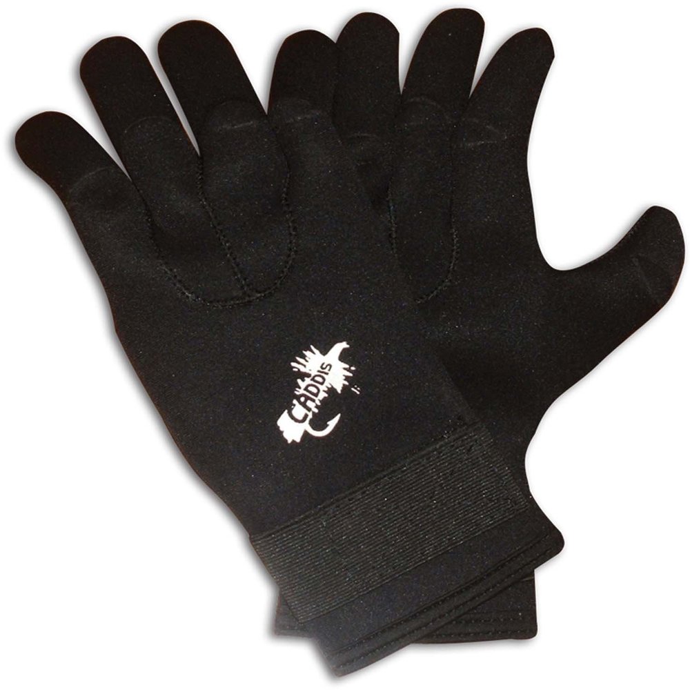 Caddis Black Neoprene Waterproof Wading/Fishing Gloves, X-Large
