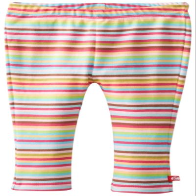 Zutano Baby-Girls Infant Super Stripe Skinny Legging, Multi, 12 Months