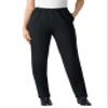 Woman Within Plus Size Petite Straight-Leg Stretch Ponte-Knit Pull-On Pants - 30 WP, Black view 1