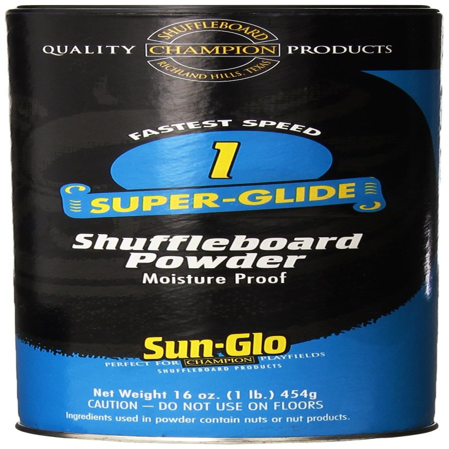 Sun-Glo Speed 1 (Super Glide Wax) Shuffleboard Table Powder, 16 oz. Can