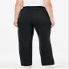Woman Within Plus Size Better-Fleece Pull-On Drawstring Sweatpants - S, Black view 2