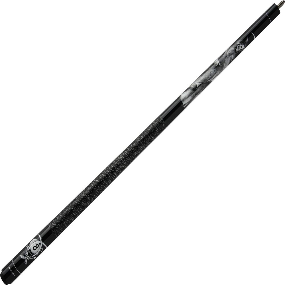 Action Adventure ADV101 Black Grim Reaper Pool/Billiards Cue Stick