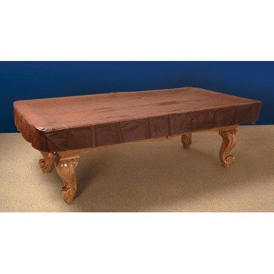Imperial 18 - X Naugahyde Fitted Pool Table Cover Color: Brown, Table Size: 7'