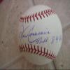 John Candelaria Signed Ball - Nh 8 9 76 Official Ml W coa - Autographed Baseballs view 1