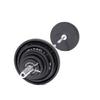 Ader Olympic 302 Lbs Black Set with Olympic Chrome Bar & Spring Collars view 1