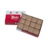 Master Billiard Pool Chalk, Pack of 12 Cubes, Gold, with Protective Box - Professional Billiards Chalk for Smooth, Even Coating on Cue Tip - Pool Table Accessories Gifts for Men, 18-325