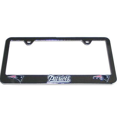 Fremont Die New England Patriots Steel License Plate Frame