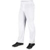 Champro Youth MVP Open Bottom Relaxed Fit Baseball Pant, White, X-Large view 1