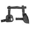 3pcs Drop Leg Gun Holster & Magazine Holder Black view 4