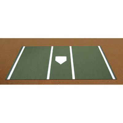 12 ft. Pro Turf Softball Home Plate Mat in Green