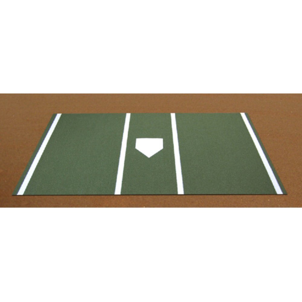 12 ft. Pro Turf Softball Home Plate Mat in Green