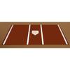 Trigon Sports Pro Turf Home Plate Mat, Clay, 7' x 12' view 1