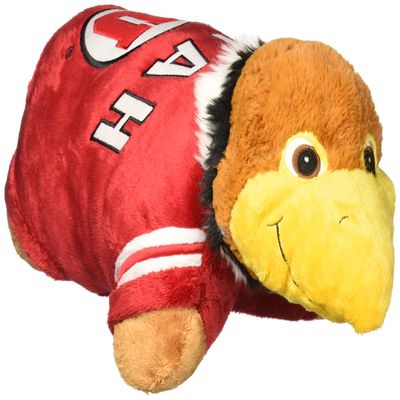 Fabrique Innovations NCAA Pillow Pet, Utah Utes