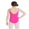 Capezio Girls' Big Camisole Leotard w/Adjustable Straps, Hot Pink Large view 2