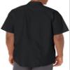 Red Kap Men's Industrial Work Shirt, Short Sleeve, Black, 6X-Large view 2