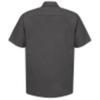 Red Kap Men's Industrial Work Shirt, Regular Fit, Short Sleeve, Charcoal, 4X-Large Tall view 2