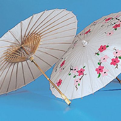 Do It Yourself Large Paper Parasols 12 Pc - Crafts for Kids and Fun Home Activities