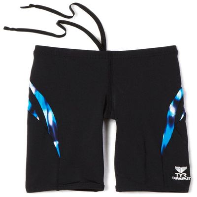 TYR Sport Boys Great White Epic Splice Jammer Swim Suit (Blue, 22)