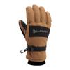 Carhartt Men's Waterproof Insulated Knit Cuff Glove, Brown Black, Large view 2