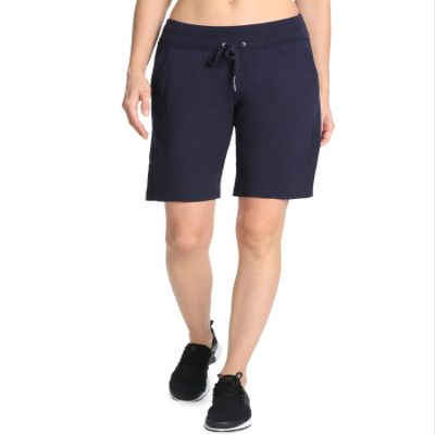 Danskin Women's Essential Bermuda Short, Midnight Navy, 2X