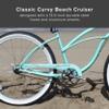 Firmstrong Urban Women's Beach Cruiser Bike, 3 Speed Bicycle, 24 Inch Wheels, Mint Green view 3