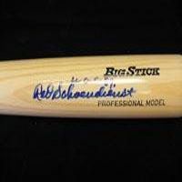 Red Schoendienst Autographed Bat - Autographed MLB Bats