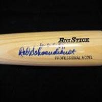 Red Schoendienst Autographed Bat - Autographed MLB Bats