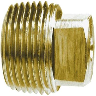 ACR Fittings 28087 1/2 Brass Square Head Pipe Plug Made by ACR Fittings