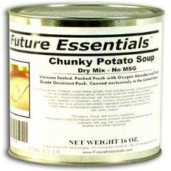 1 Can of Future Essentials Canned Chunky Potato Soup Dry Mix