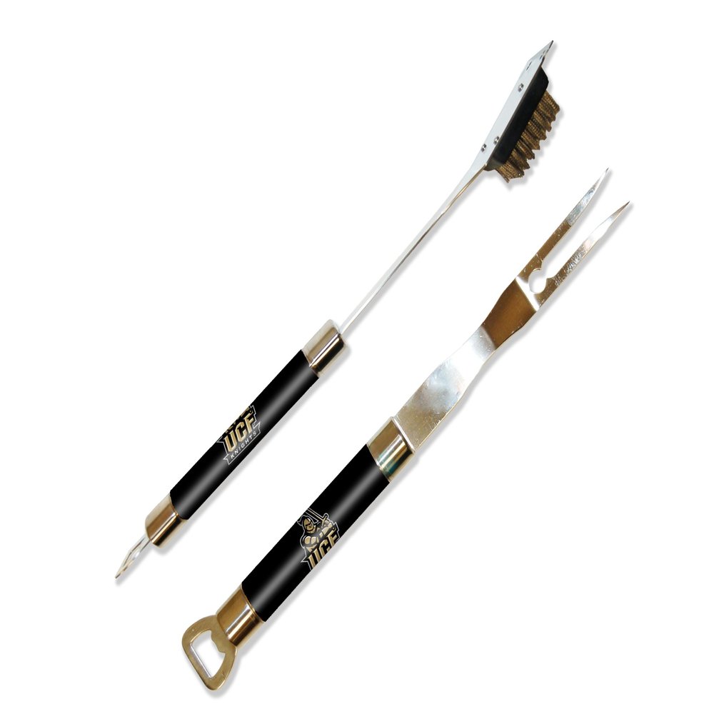 Northwest NCAA Central Florida Knights Barbeque Fork and Grill Cleaner Set