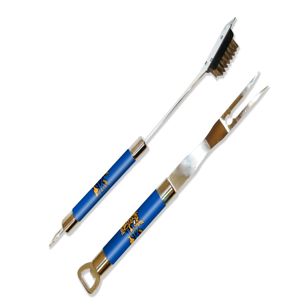 Northwest NCAA Kentucky Wildcats Barbeque Fork and Grill Cleaner Set