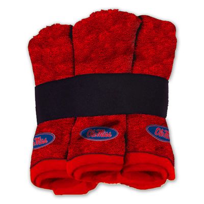 Northwest NCAA Mississippi Rebels Six Piece Wash Cloth Set