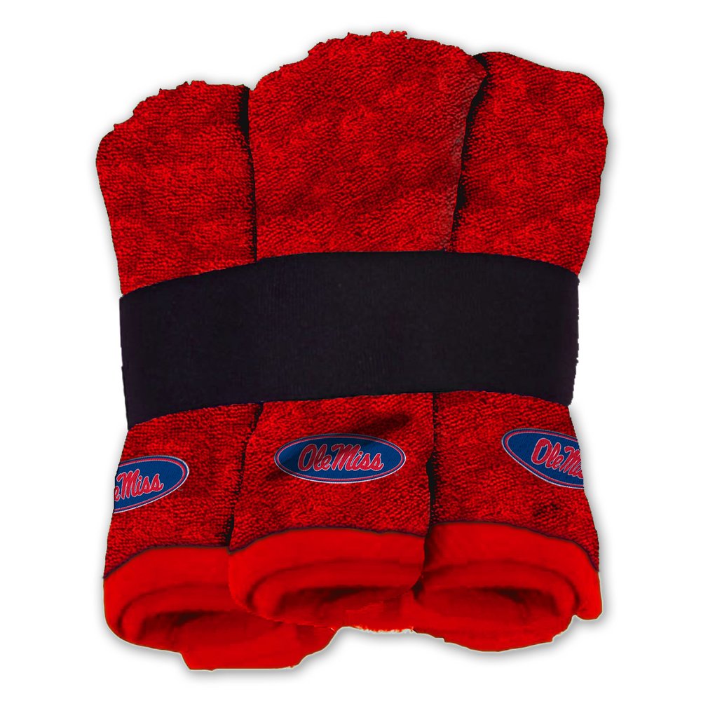 Northwest NCAA Mississippi Rebels Six Piece Wash Cloth Set