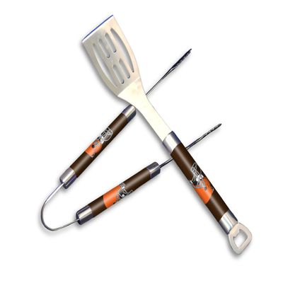 Northwest NFL Cleveland Browns Barbeque Tongs and Spatula Set