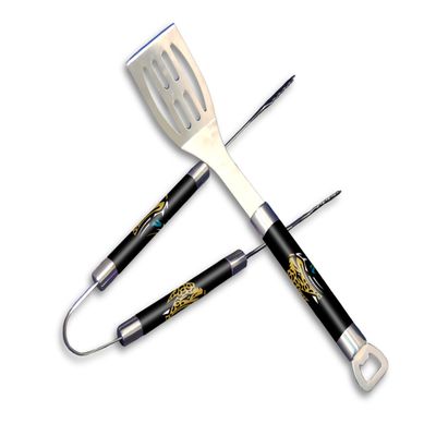 Northwest NFL Jacksonville Jaguars Barbeque Tongs and Spatula Set