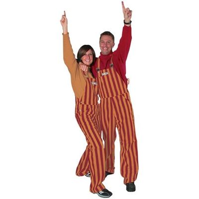 Game Bibs Overalls - Maroon/Gold