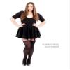 60 Denier Opaque Leg with 20 Denier Sheer Black Top with Mock Strap view 4