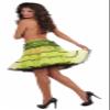 Forum Novelties Women's 16 Inch Crinoline Slip, Neon Green/Black, One Size view 2