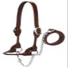 Weaver Leather Livestock Dairy/Beef Rounded Show Halter, Brown, X-Small view 1